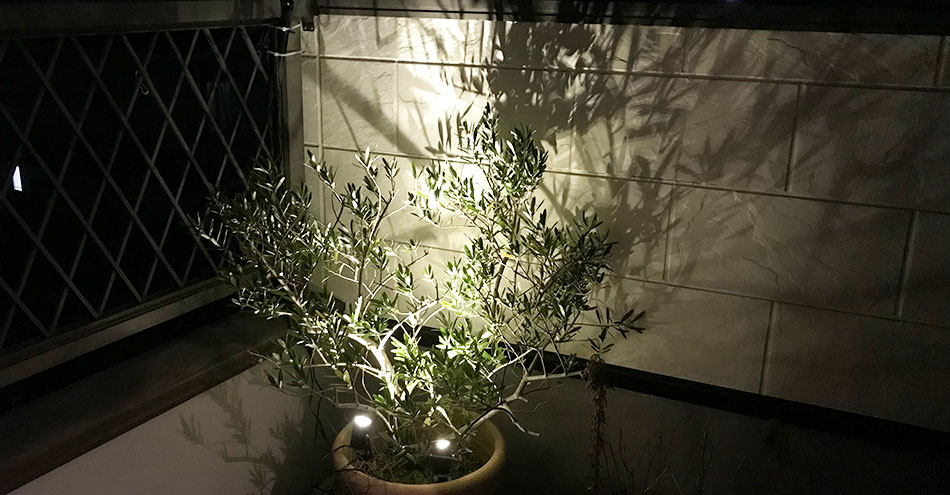 ベランダライト交換