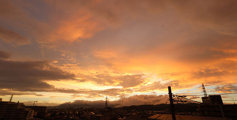 台風10号が去ってやっと9月。