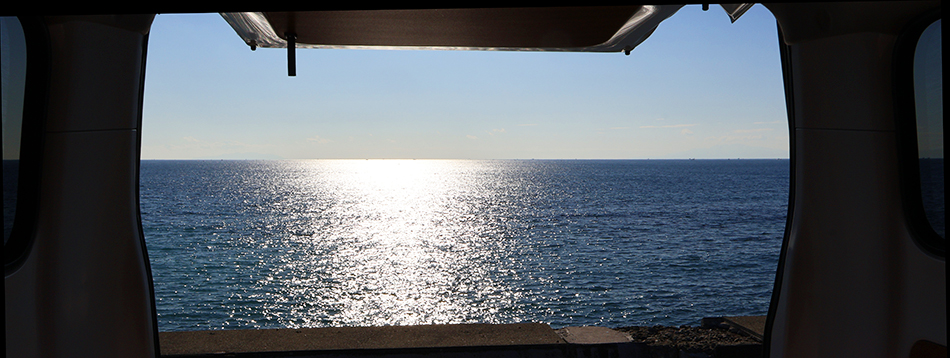 恒例年末ドライブ--七里ヶ浜